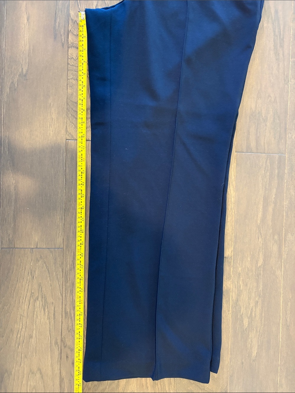 Ann Taylor Navy Straight-Leg Dress Pants - Picture 4 of 4
